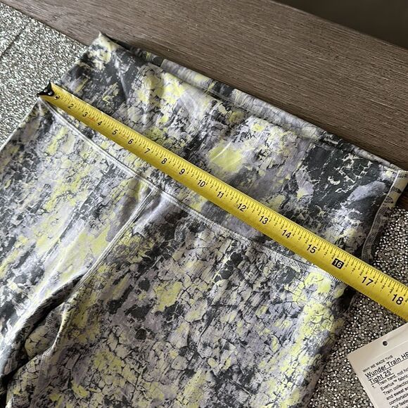 Lululemon Wunder Train High-Rise Tight 25" size 14 NWT Cinder Grain Spruce Multi - Picture 5 of 5